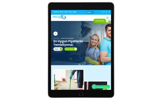 Temizlik Firması Web Paketi Shine - 0316 Temizlik Firması Web Paketi Shine - 0316