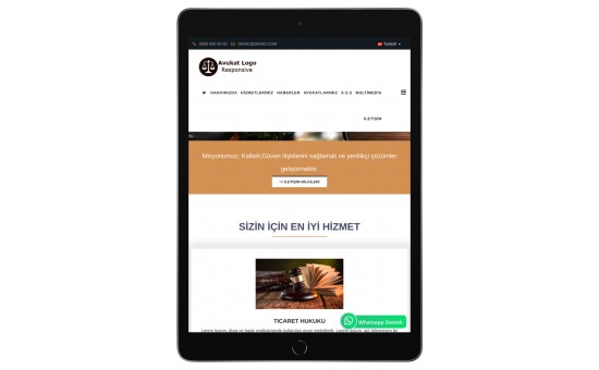 Hukuk/ Avukat Web Paketi Lifer - 0003 Hukuk/ Avukat Web Paketi Lifer - 0003